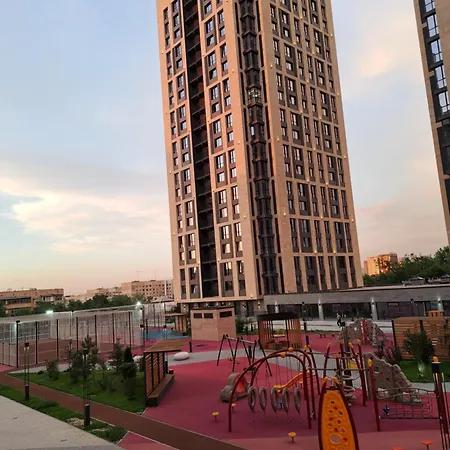 Стильная Евродвушка Жк Комфорт Сити Almaty Exterior photo